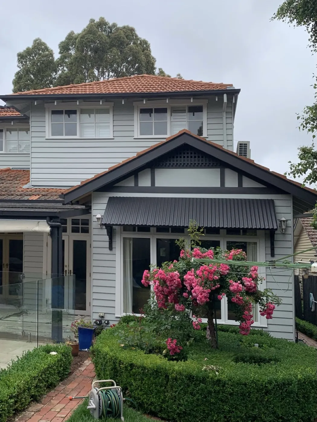 Two-storey rear after, grey, Glen Iris